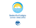 LOGO BANDERA AZUL CAMBIO CLIMATICO